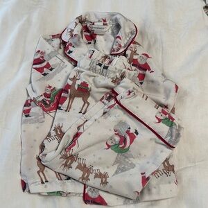 VGUC pottery barn Santa jammies 2